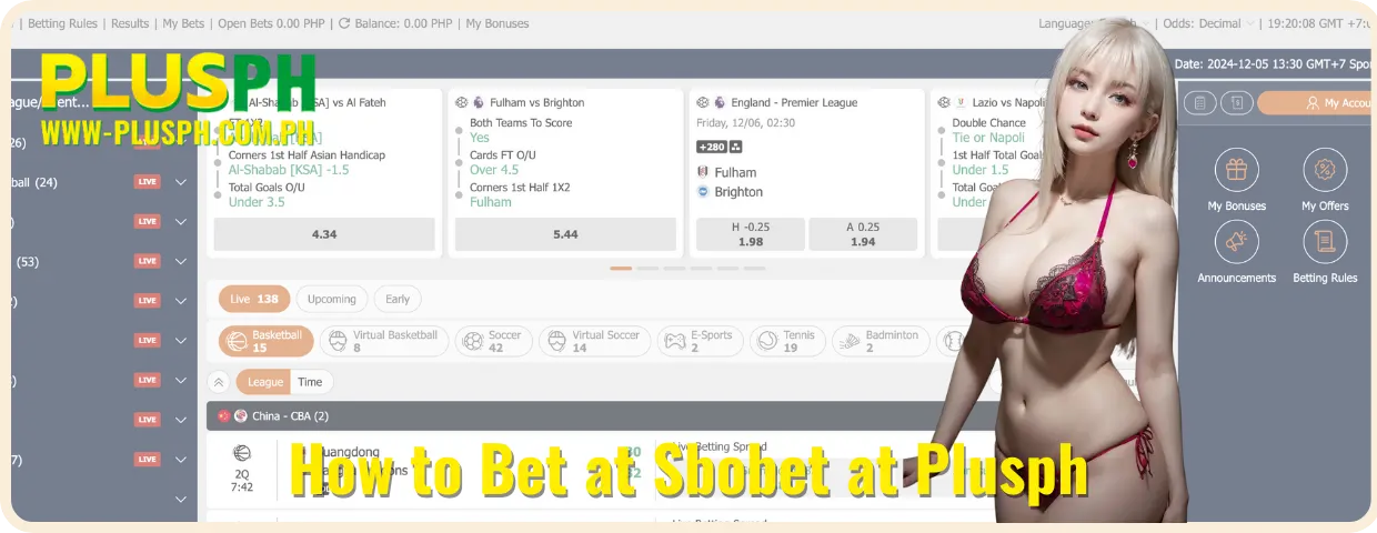 How to Bet at Sbobet at Plusph