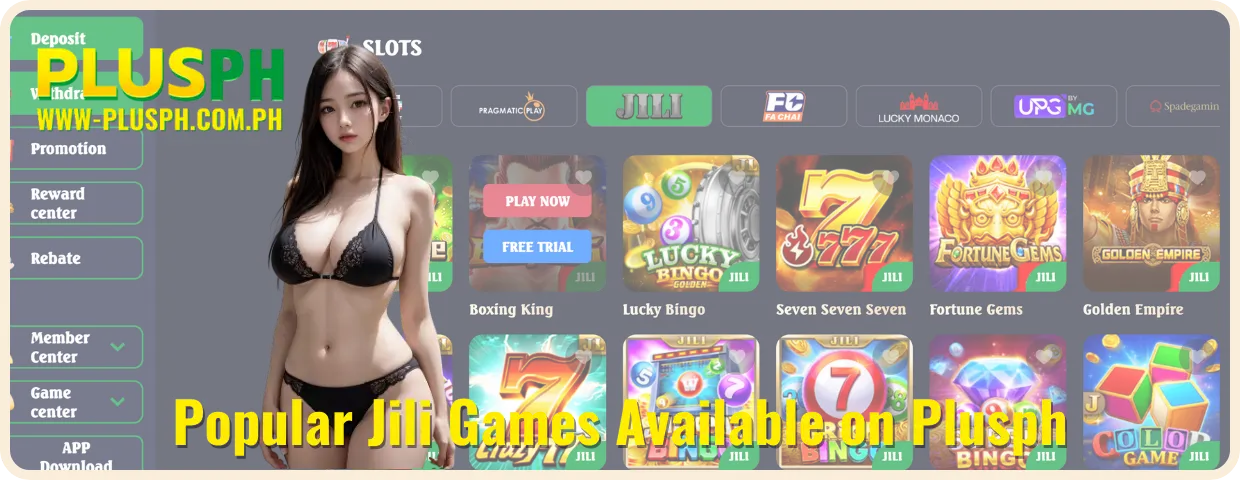 Popular Jili Games Available on Plusph